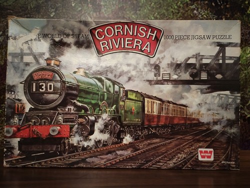 Vintage jigsaw puzzle cornish - jigsaw,