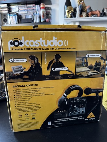 Behringer podcastudio complete - podcastudio,