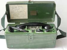  Army PYE704B Linesman's Field Telephone, Film TV Prop, Spares/Repair [1R12C]