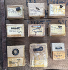 9 x FULL Original Boxes Lee Enfield Parts Backsight SAFETY Extractor FORESIGHT