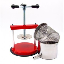Stainless steel cheese press - cheese,