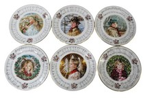 Royal Doulton Vintage Christmas Carol Plates 1984 X 6 (No Boxes)