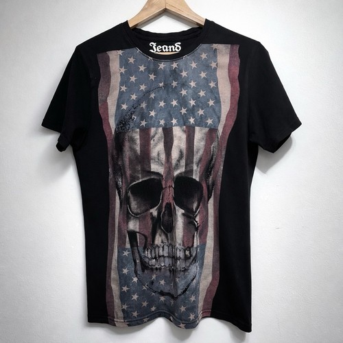 Men skull graphic t - ,