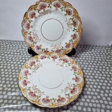 Pair Of Vintage Salisbury Bone China "Bradleys" Side Plates