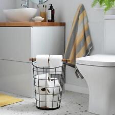 Toilet Roll Holder Black Wire