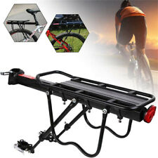 Aluminum Alloy Bike Rear Pannier Rack Quick Release Luggage Carrier Adjustable
