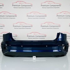 Audi A3 Saloon Rear Bumper Genuine Blue S Line -NO REPAIRS - 2020 – 2023 [AB34]
