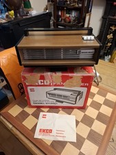 Vintage 1970s Boxed EKCO Fan Heater EH20/S Woodgrain Colour WORKING