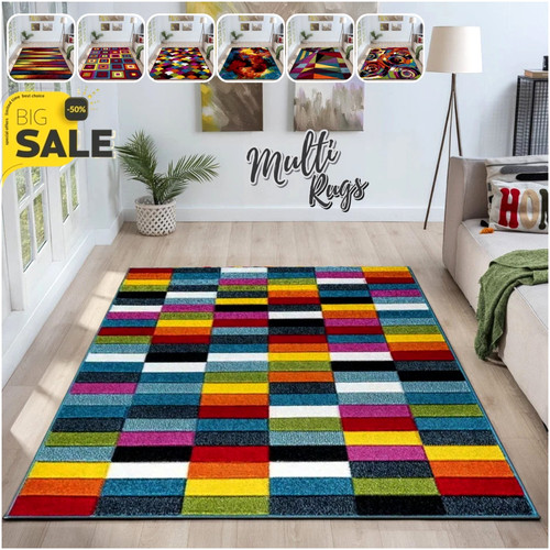Multi rugs large - soft, rug