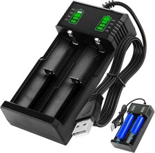 Dual 18650 Battery Charger for