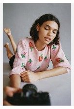 Zara Strawberry Jumper