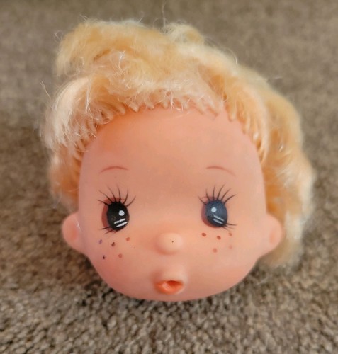 Vintage blonde doll - doll, head