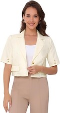 Allegra K Womens Short Blazer