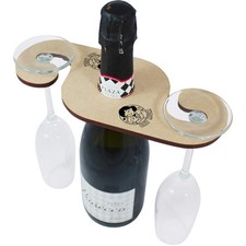 'Cat Mum' Wooden Wine Glass /