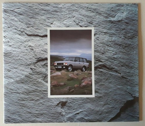 Range rover brochure 1990 - c.1990,