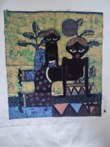Handmade indonesian batik folk - batik,