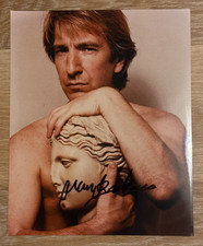 Alan Rickman signed 8x10 Photo