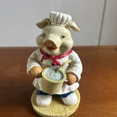 Vintage chef pig - vintage,
