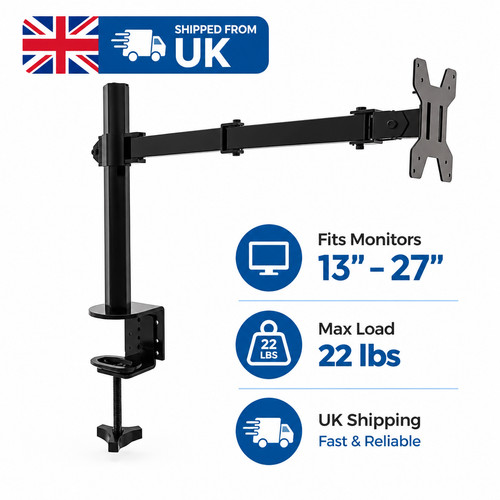 Single monitor stand arm - stand, desk