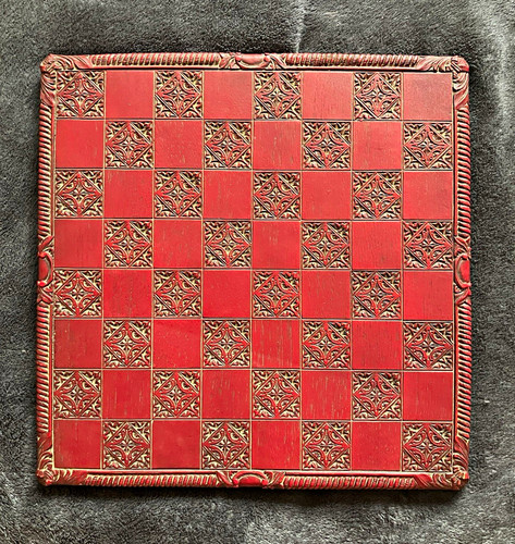 Vintage wooden gothic - wooden, chess
