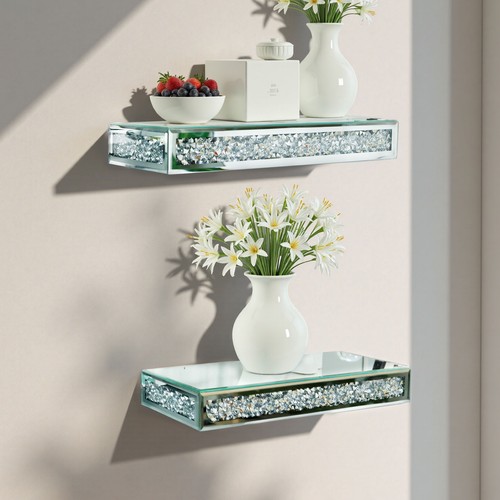 Large floating wall shelf - floating,