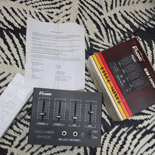 Phonic 1000 sound mixer - phonic,