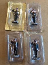 4 Russian Metal Toy Soldiers A