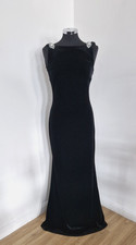 Black velvet ballgown size 6