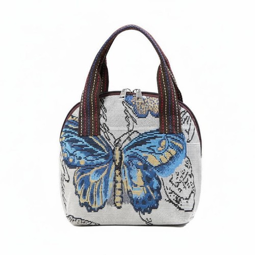 Ethnic design top handle - top, bag