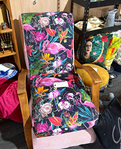 Multicolour floral upholstered - multicolour,