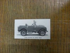 1949 Trade Card: Kellogg - Motor Cars (Black & White) No 31 - Land Rovers In Ope