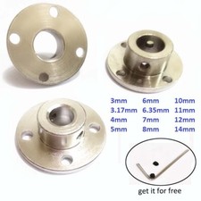 Metal Rigid Flange Coupling Motor Guide Shaft Coupler Support Fixed Bearing Seat