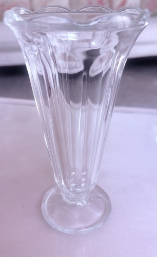 Vintage pressed glass celery