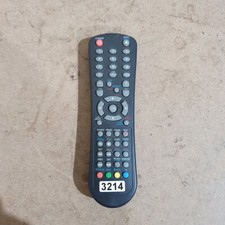 Black Wireless Replacement TV, DVD Remote Control For Tevion M26/28E-GB-TCDUP-UK