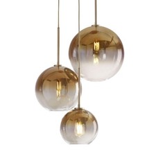 Modern gradient glass pendant - glass,