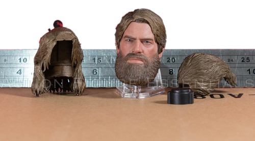Cowboy head sculpt - 1/6,