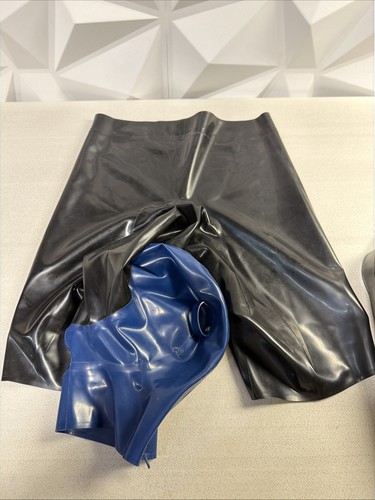 Libidex latex worship shorts - latex,