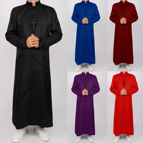 Men clergy cassock robe - men's,