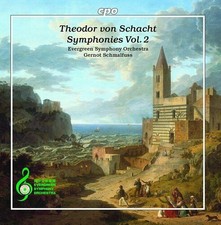 Theodor von Schacht Symphonies Vol. 2 Sinfonias in B flat major in  CD Like New