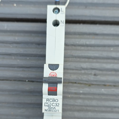 Wylex rcbo nsbs32 - rcbo, c