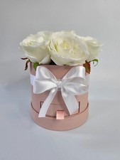 Luxury Silk Flower Arrangement HatBox with Secret Draw, great for weddings