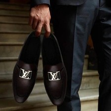 Handmade Men brown Leather