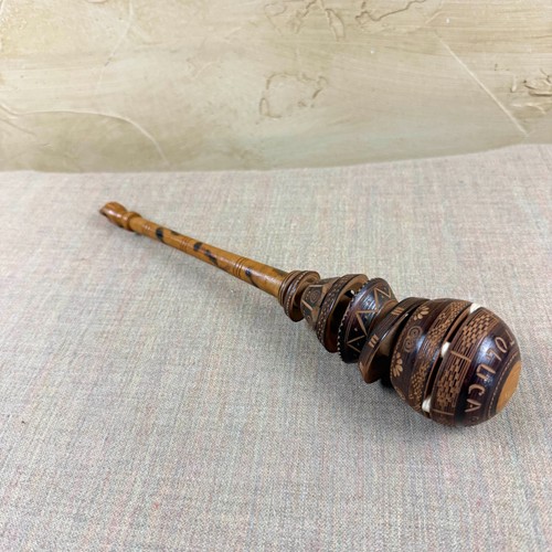 Vintage hand carved toluca - carved,