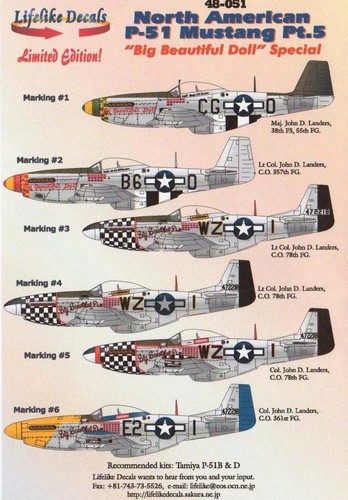 Lifelike ll48051 51d mustang - ll48051,