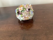 Minton Haddon Hall Bone China Flower Display Dish rare