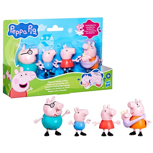 Peppa pig family five - of,