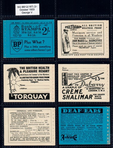1933 kgv block cypher blue - 1933,