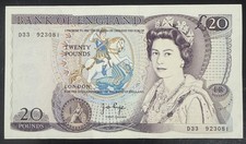 Old Twenty £20 Pound Note