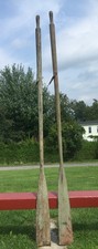 GREAT Pair WOODEN OARS 84" +