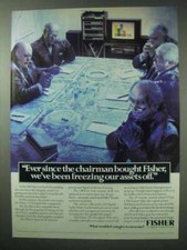 1984 Fisher Ad - CA-67 amp